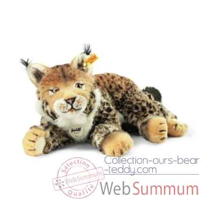 Lynx mizzy, beige et brun tigre STEIFF -102585