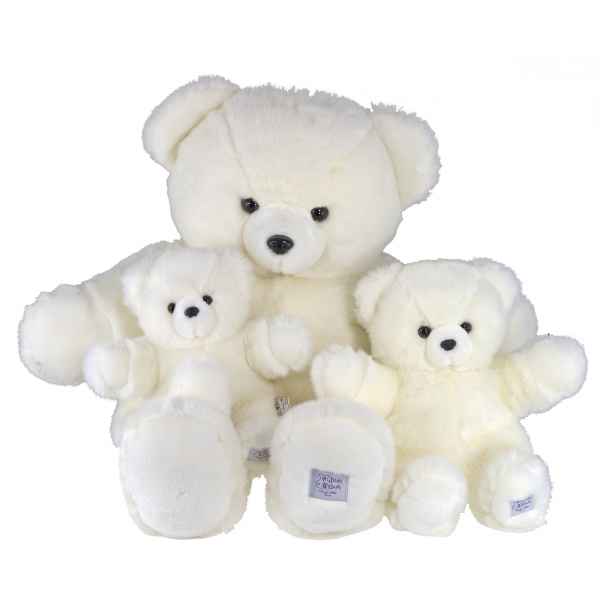 Ours collection blanc 60 cm histoire d\'ours -2189 Ours collection blanc 60 cm histoire d\'ours -2189