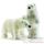 Anima - Peluche ours polaire dressé 44 cm -4964