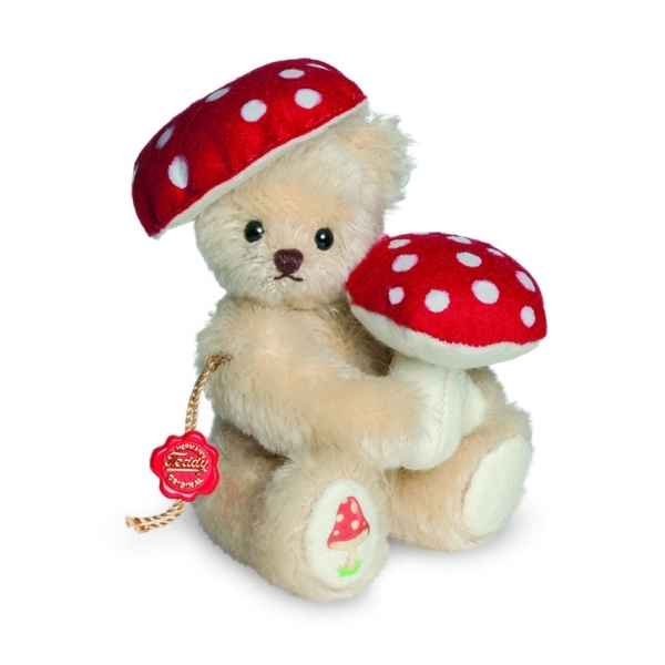 Lucky charm ours teddy bear champignon 15 cm Hermann -15615 4