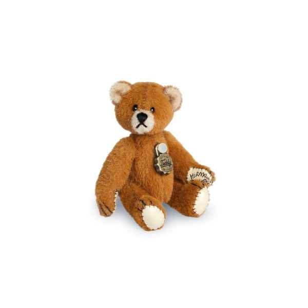 Ours en peluche de collection teddy brun doré 5 cm hermann -15414 3