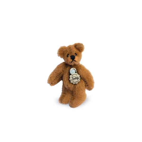 Ours en peluche de collection teddy brun dore 4 cm hermann -15426 6
