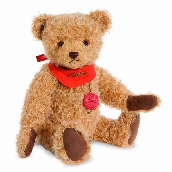 Ours teddy bear arno 40 cm bruité hermann -14648 3