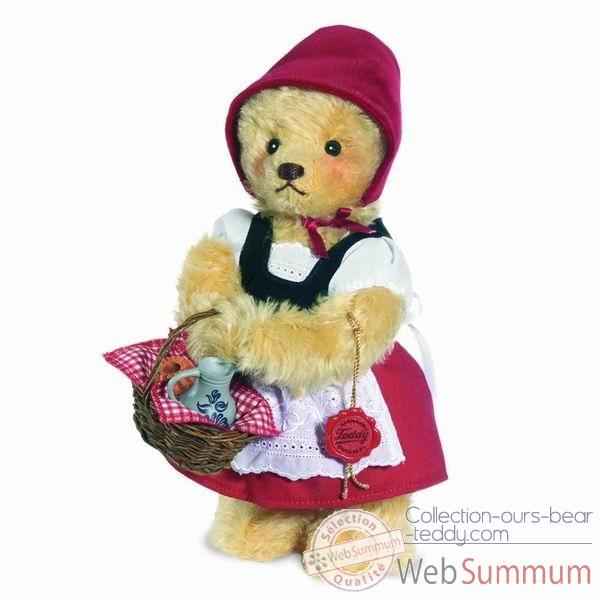 Peluche Ours Teddy bear \"little red riding hood\" Hermann Teddy original 26cm 11834 3