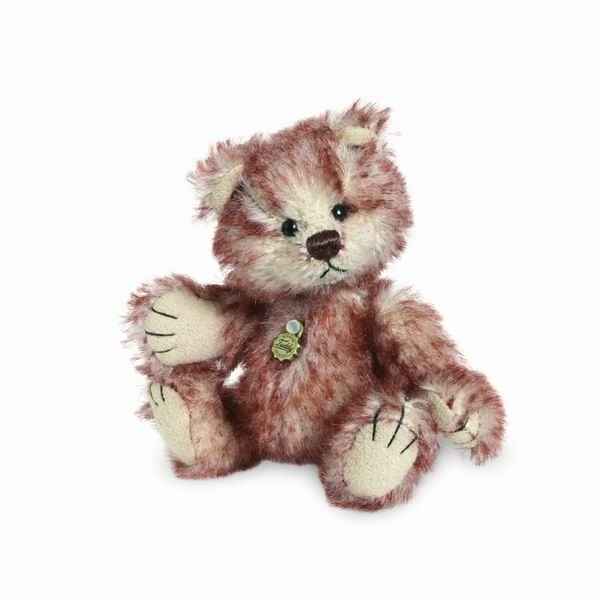 Peluche miniature ours chestnut 10 cm collection ed. limitee teddy hermann -15096 1
