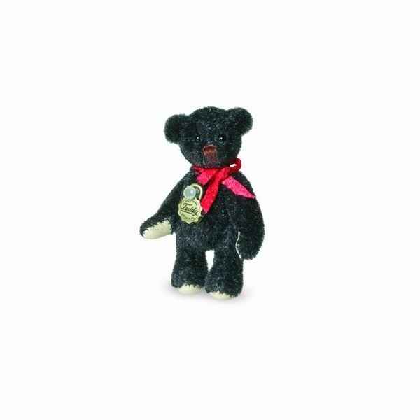 Peluche miniature ours teddy noir 4,5 cm collection teddy original hermann -15779 3