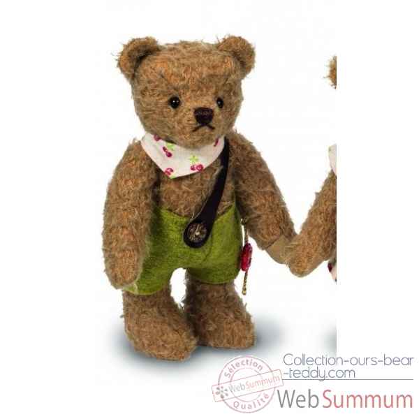 Peluche ours de collection teddy bear erich 22 cm éd. limitée Hermann -14023 8