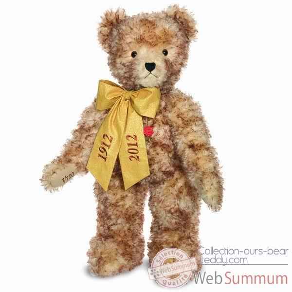 Peluche ours teddy artur 100 cm debout collection anniversaire ed. limitee 100 ex. hermann -17406 6