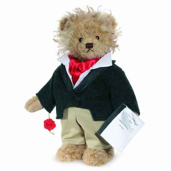 Peluche ours teddy bear beethoven 32 cm collection ed.limitee 400 ex. hermann -15519 5