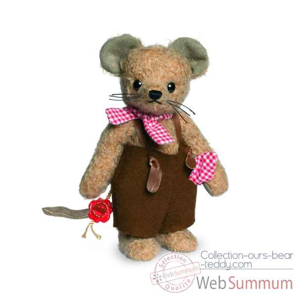 Teddy bear papa souris - mohair 17 cm Hermann -17003 7