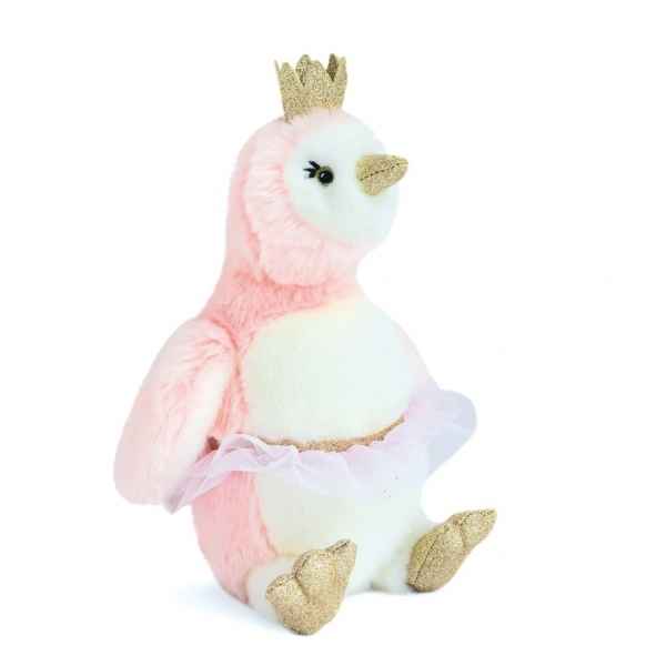 Peluche pingouin Pigloo rose 30 cm histoire d\\\'ours -2860
