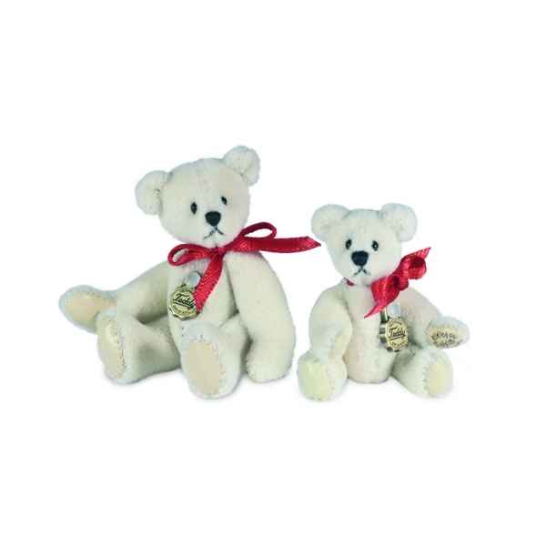 Peluche hermann teddy teddy blanc 6 cm -15386 3