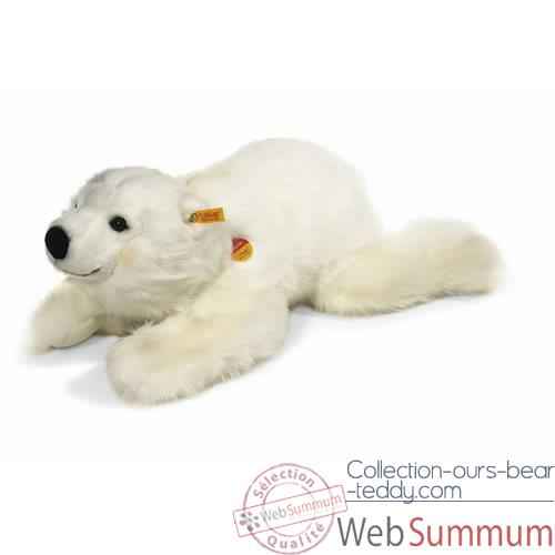 Peluche Steiff Ours polaire Snobby couché-113031