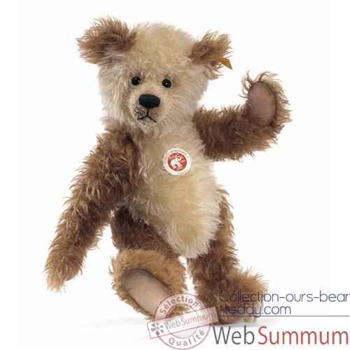 Video Peluche Steiff Ours Teddy mohair cappuccino -st001000
