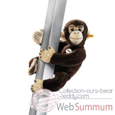 Chimpanzé aimanté jocko, brun foncé STEIFF -060212