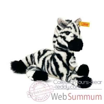 Zebre zina, noir et blanc STEIFF -087844